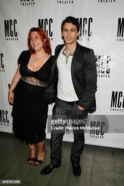 Ashlie Atkinson and James Franco attend "Some Girl" opening night afterparty at Robert Miller Gallery N.Y.C. On June 8, 2006.
