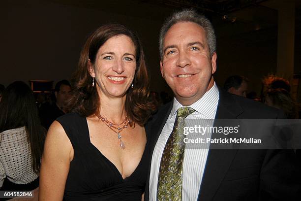 Laurie Turner and Cary Turner attend Global Fusion Furniture Collection LOFT 21 by PIER 1 at Skylight Studios on June 27, 2006 in New York City.