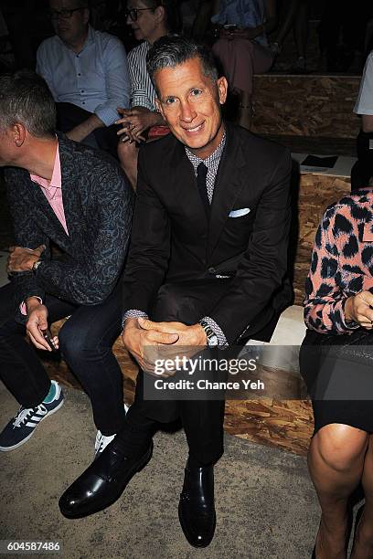 Stefano Tonchi attends the Coach 1941 Women's Spring 2017 Show at Pier 76 on September 13, 2016 in New York City.