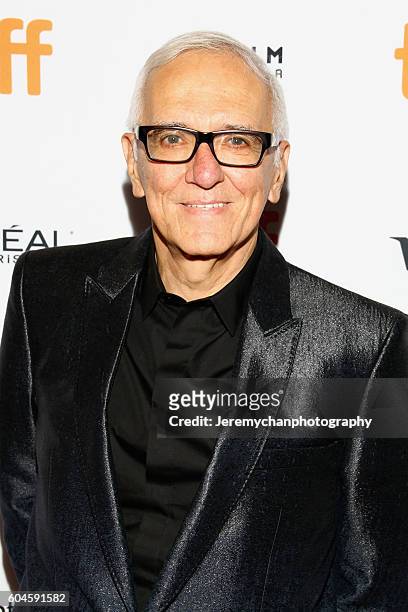 Producer Roger Frappier attends the "Two Lovers And A Bear" Premiere held at The Elgin Theatre during the Toronto International Film Festival on...