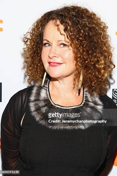 Co-producer Ellen Hamilton attends the "Two Lovers And A Bear" Premiere held at The Elgin Theatre during the Toronto International Film Festival on...