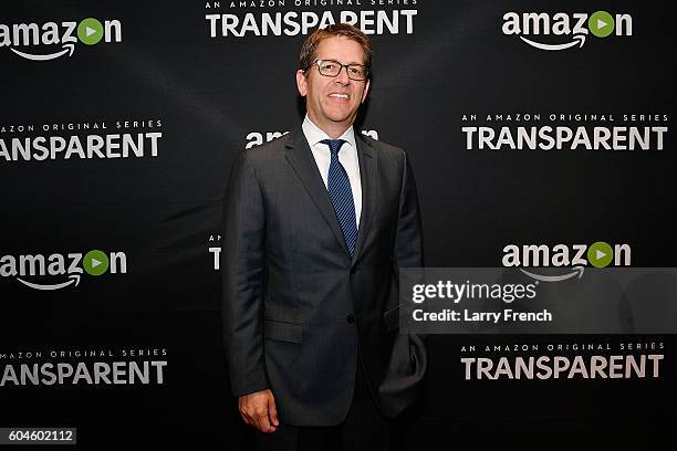 Amazon's Senior Vice President for Global Corporate Affairs Jay Carney attends the Amazon "Transparent" Screening on September 13, 2016 in...