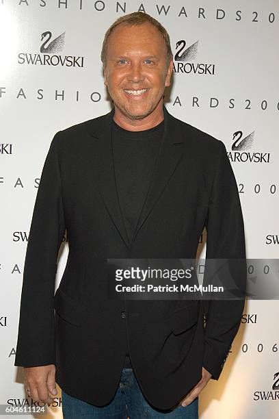 Michael Kors attends SWAROVSKI Private Dinner to Honor the 2006 CFDA Nominees at Top of the Rock on June 4, 2006 in New York City.