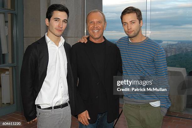 Lazaro Hernandez, Michael Kors and Jack McCollough attend SWAROVSKI Private Dinner to Honor the 2006 CFDA Nominees at Top of the Rock on June 4, 2006...