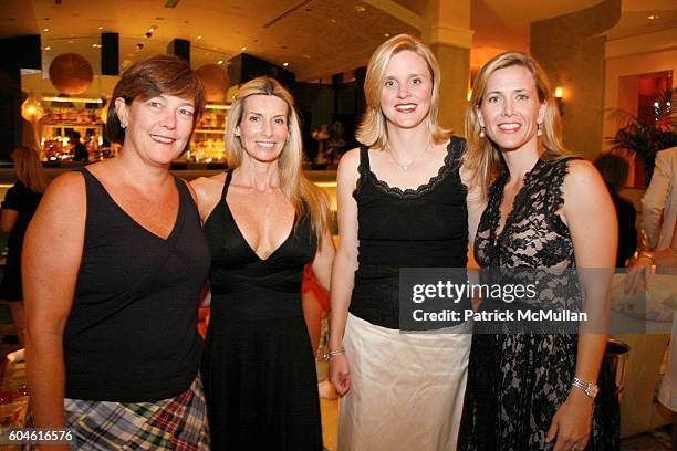 Alison Freeland, Nancy Cole, Kristen Munroe and Alison Robinson attend Dinner for Deborah Schoeneman at Acqualina Resort on June 26, 2006.