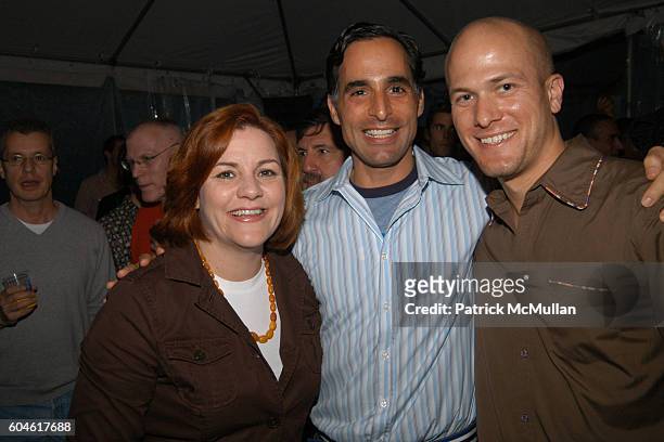 Christine Quinn, Mario Palumbo and Brent Pressler attend Schools Out Party Benefiting The HETRICK MARTIN INSTITUTE and The Harvey Milk High School at...