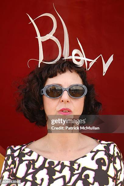 Isabella Blow attends ZAC POSEN at VAKKO Brunch Cruise at Savarona Yacht on September 30, 2006 in Istanbul, Turkey.