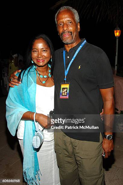 Sharon White and Rick White attend BERMUDA MUSIC FESTIVAL 2006-Day 1 at Fairmont Southampton Beach Club on October 4, 2006 in Whaler Inn, Bermuda.