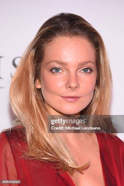 Model Eniko Mihalik attends the UNITAS 2nd annual gala against human trafficking at Capitale on September 13, 2016 in New York City.