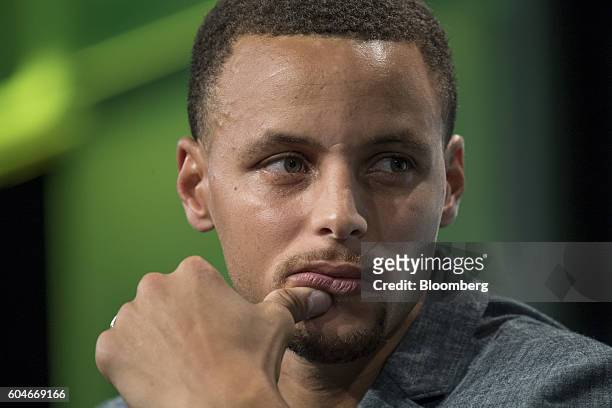 Stephen Curry, a professional basketball player with the National Basketball Association's Golden State Warriors, attends the TechCrunch Disrupt San...