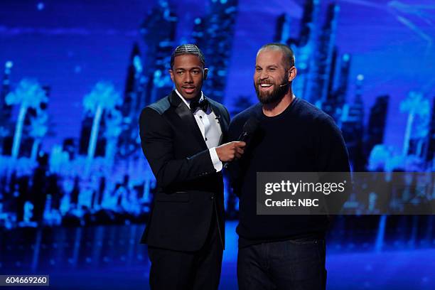 Live Finale" Episode: 1122 -- Pictured: Nick Cannon, Jon Dorenbos --