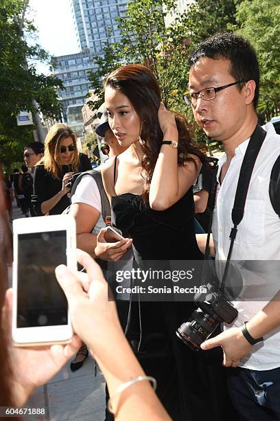 Jingjing Qu attends "Birth Of A Dragon" TIFF premiere and after-party on September 13, 2016 in Toronto, Canada.