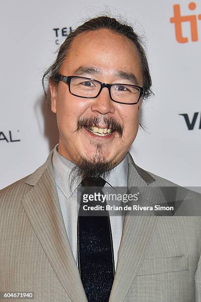 Actor Vinnie Karetak attends the "Two Lovers And A Bear" premiere during the 2016 Toronto International Film Festival at The Elgin on September 13,...