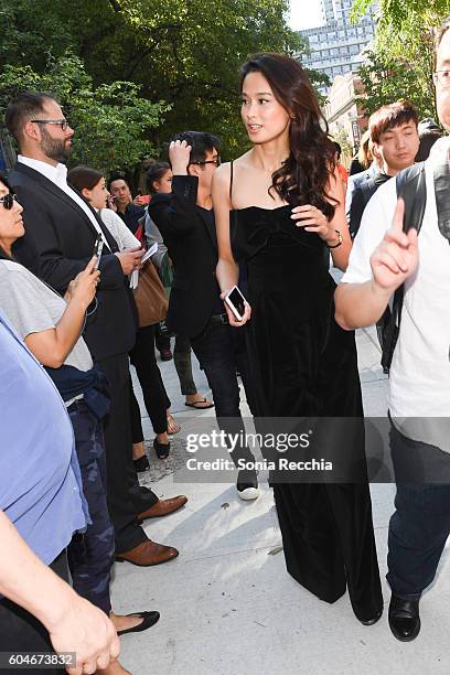 Jingjing Qu attends "Birth Of A Dragon" TIFF premiere and after-party on September 13, 2016 in Toronto, Canada.