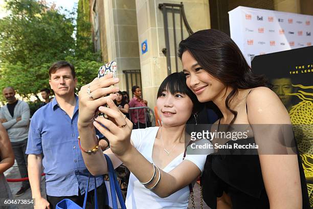 Jingjing Qu attends "Birth Of A Dragon" TIFF premiere and after-party on September 13, 2016 in Toronto, Canada.