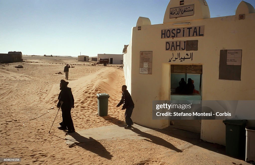 The Saharawi refugee camp in Algeria