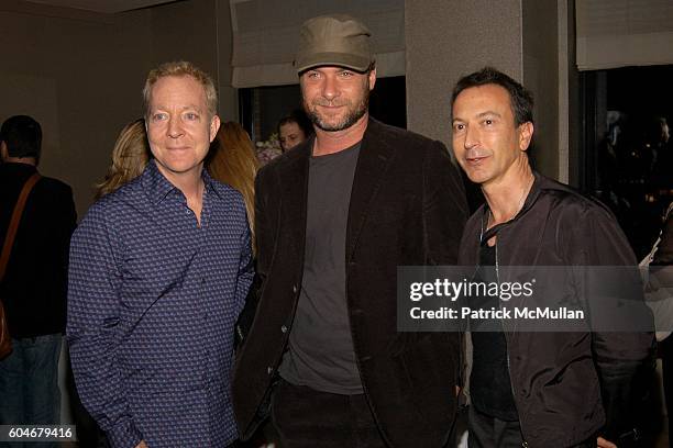 Fred Schneider, Liev Schreiber and Robert Molnar attend THE CINEMA SOCIETY & GUERLAIN present a screening of THE BLACK DAHLIA - Afterparty at The...