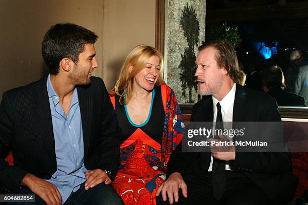 Chris Ford, Alice Judelson and Patrick McMullan attend DOUGLAS HANNANT After Party/Dinner at Pink Elephant on September 13, 2006 in New York City.