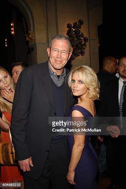 Michael Paseornek and Jessica Simpson attend Employee of the Month World Premiere Arrivals and After Party at Mann's Chinese Theater and Roosevelt...