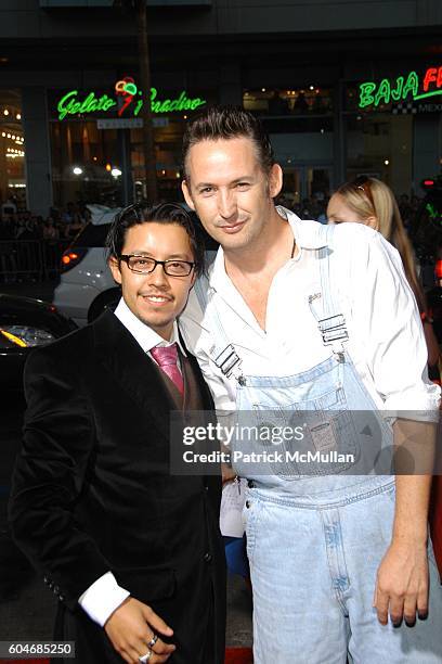 Efren Ramirez and Harland Williams attend Employee of the Month World Premiere Arrivals and After Party at Mann's Chinese Theater and Roosevelt Hotel...