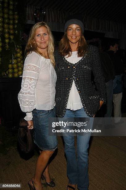 Kim Vernon and Kelly Klein attend Juicy Couture Fragrance Launch Party at a Private Residence on September 2, 2006 in Water Mill, NY.