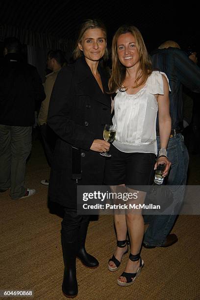 Michelle Sanders and Jennifer Pinto attend Juicy Couture Fragrance Launch Party at a Private Residence on September 2, 2006 in Water Mill, NY.