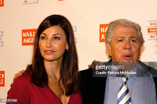 Gina Gershon and Carl Bernstein attend All The President's Men 30th Anniversary Reading benefiting Naked Angels at Skylight Studios on September 18,...