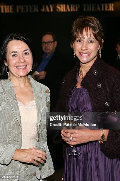 Jean Lunin and Andrea de Vogel attend The Chamber Music Society of Lincoln Center Opening Night, "Sounds of the Season" at Alice Tully Hall on...