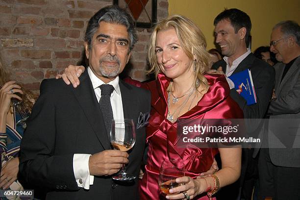 Sonny Mehta and Marisa Acocella Marchetto attend GLAMOUR hosts Marisa Acocella Marchetto's "CANCER VIXEN" Book Party at Da Silvano on September 21,...