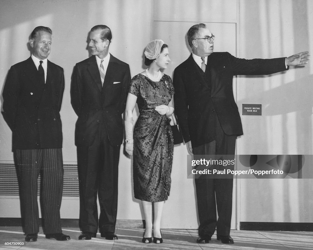 Queen Elizabeth II Visits United Nations