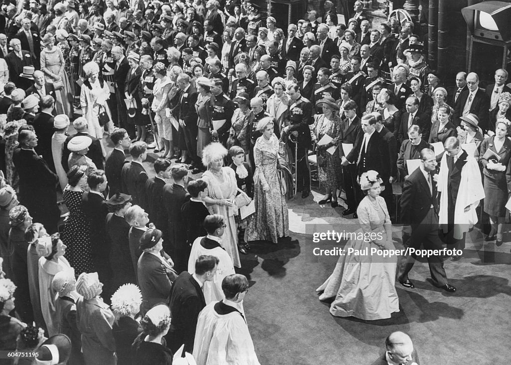 Queen Elizabeth II At Royal Wedding