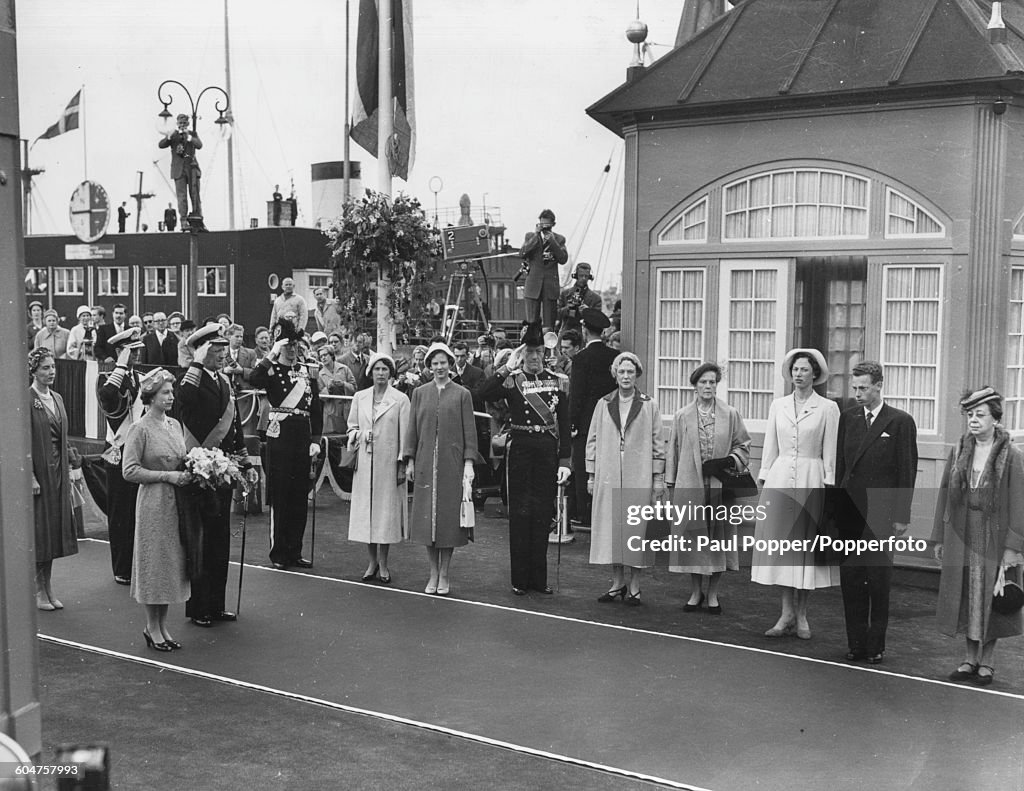 Queen Elizabeth II And Prince Philip Visit Denmark