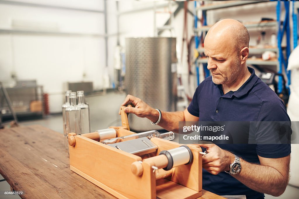 Crafted excellence captured in a bottle