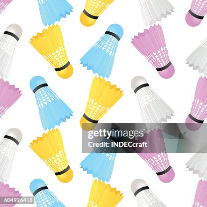 Shuttlecock Seamless Pattern Shuttlecock Seamless Pattern