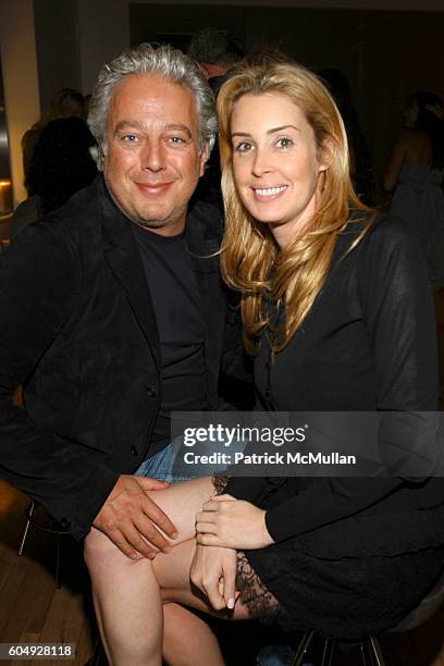 Aby Rosen and Serena Boardman attend Dinner Party Hosted by Ronnie Madra and John McDonald at The Home of Michael Fuchs on September 27, 2006 in New...