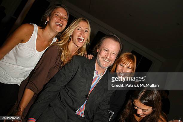 Georgia Kakaraes, Kristen Parrol, Patrick McMullan, Cynthia Clift and Alhia Chacoff attend Dinner Party Hosted by Ronnie Madra and John McDonald at...