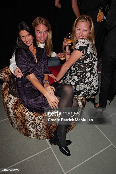 Amanda Richman, Fiona Bora and Beth Kaltman attend Biba by Bella Freud preview and launch of The New Two at Biba Lounge Saks Fifth Avenue N.Y.C. On...