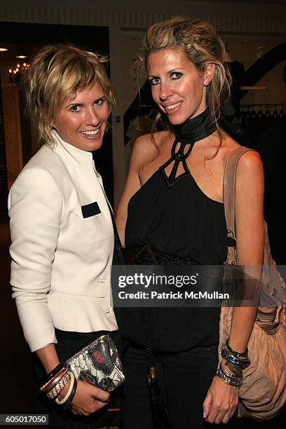 Sarah-Jane Clarke and Heidi Middleton attend Dinner Party Hosted By Fern Mallis & Ed Bucciarelli Celebrating Australian Designers at Henri Bendel on...