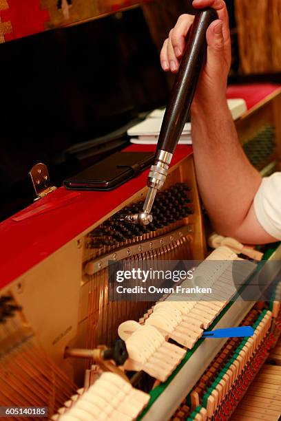 piano tuner, paris - tuning stock pictures, royalty-free photos & images