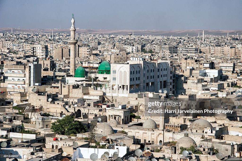 The center of Aleppo, Syria, pre-war, in 2010