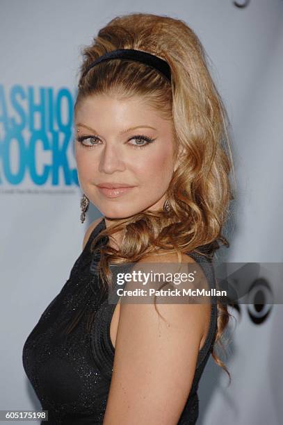 Fergie attends Conde Nast Media Group kicks off Fashion Week with 3rd annual Fashion Rocks at Radio City Music Hall N.Y.C. On September 7, 2006.