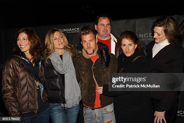 Catherine Keener, Jennifer Aniston, Scott Caan, ?, Nicole Holofcener and Joan Cusack attend "Friends with Money" Sundance opening Night Film at...