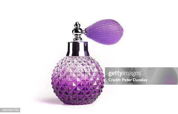 perfume atomiser with copy space - perfume stockfoto's en -beelden