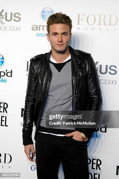Brad Kroenig attends Ford Models Presents The 2005 Ford Supermodel of the World Runway Show and Finale at Sky Light Studios on January 18, 2006 in...