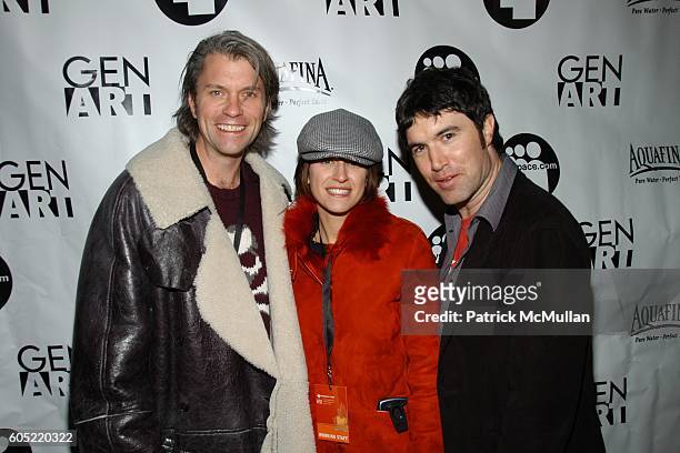 Chris DeWolfe, Jamie Kantrowitz and Tom Anderson attend MYSPACE.COM & GEN ART celebrate Independent Film in Park City with a special Performance by...