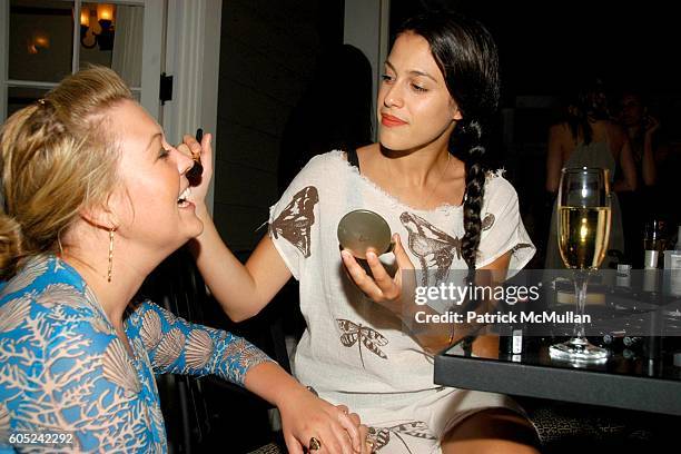 Kelly Mathis and Abbey Drucker attend Boots of Britain Birthday Party of Audrey Bernstein, sponsored by Palmes D'or Champaign at The Chateau Marmont...