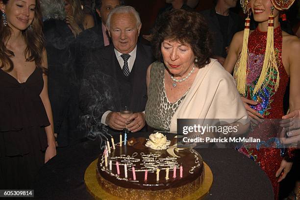 Samantha Boardman, Isak Rosen and Anni Rosen attend ABY ROSEN Birthday Celebration at Chinatown Brasserie on May 15, 2006 in New York City.