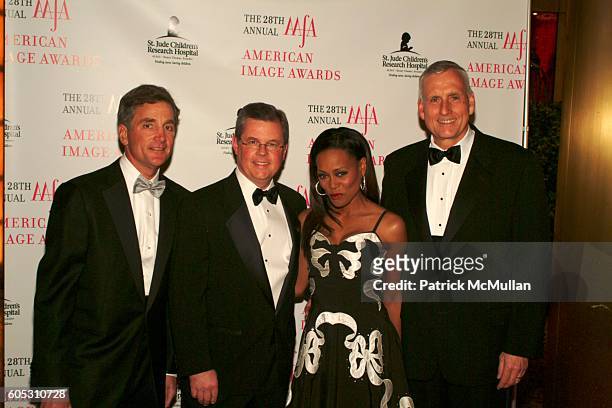 Peter Boneparth, Kevin Burke, Robin Givens and Wes Card at The 2006 AAFA AMERICAN IMAGE AWARDS to benefit ST. JUDE CHILDREN'S RESEARCH HOSPITAL at...