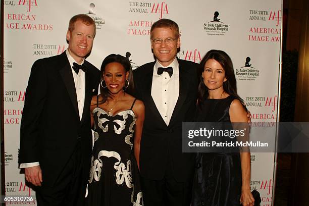 Blake Nordstrom, Robin Givens, Eric Nordstrom and Molly Nordstrom attend The 2006 AAFA AMERICAN IMAGE AWARDS to benefit ST. JUDE CHILDREN'S RESEARCH...