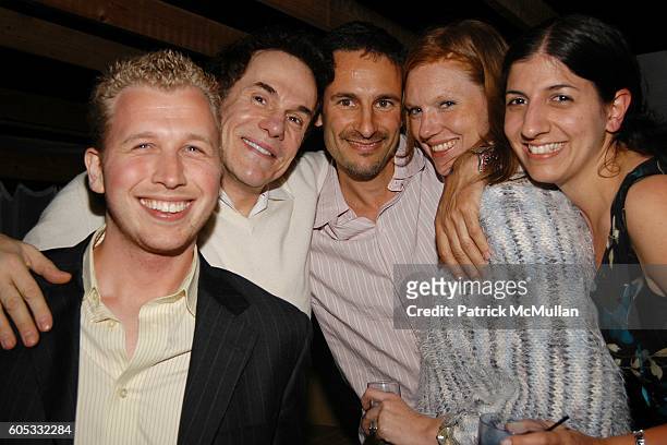 David Reisner, R. Couri Hay, David Schlachet, Lara Schlachet and Marie Assante attend Pink Elephant at Pink Elephant on May 27, 2006 in Southampton,...